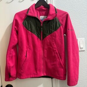 Columbia Sportswear Pink Bugaboo Fleece Jacket – Girls 14/16